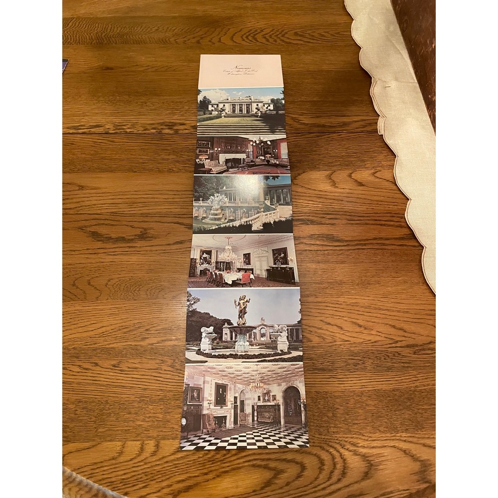 Nemours Estate Alfred I du Pont Wilmington Delaware Vintage Postcard Folder